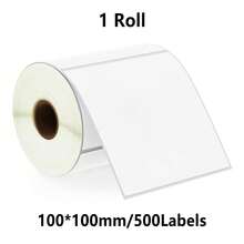 Direct Thermal Labels, Perforated Barcode Address Labels, Compatible With Rollo & Zebra Desktop Printers - Rectangle - View 10