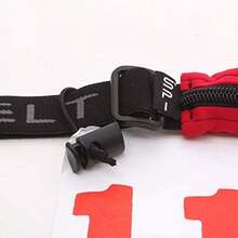 SPIbelt Race Bib Toggles, Attach To Race Bib For Marathons, 5k And 10k, Black (2 Pairs) - / - View 2
