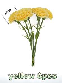 Artificial Carnations, Silk Carnations, Artificial Flower Stems, Finished Artificial Bouquets, High-End Living Room Decorations, Wedding Floral Arrangements, Suitable For Wedding Center Decorations, Bridal Bouquets And Table Settings, Bridal Showers, Table Settings, Home Parties, Mother's Day, Valentine's Day, Christmas, Weddings, Birthday Party Decorations And Gifts. - Multicolor - View 15