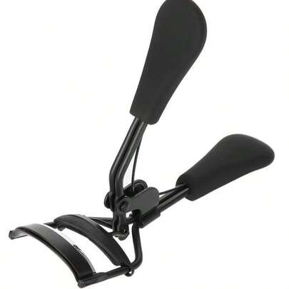 1pcsEyelash Curler, Professional No Pinch Design Eyelashes Curling Tool Kit With Silicone Filling (Black)