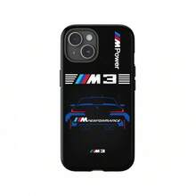 Phone Case For  BMW Car 2-In-1 Film Case For  17 Pro Max Phone Case  16e/13/12 - 白色 - 查看 1