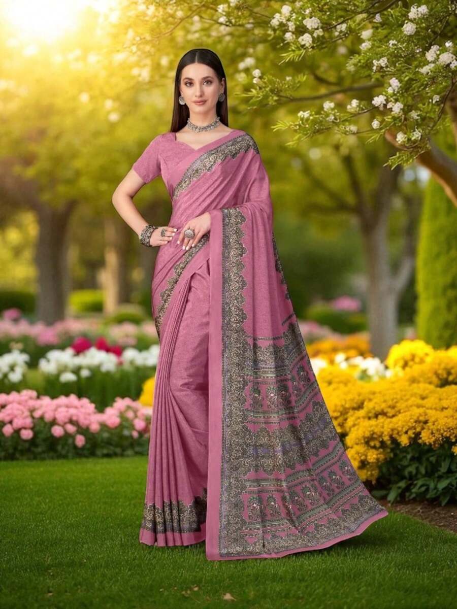 Traditional Saree, Cultural Wear For Women, Aug09 - Multicolor - View 1