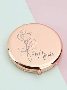 1个可定制花卉图案的便携式折叠化妆镜，适合作为礼物送给孩子、女儿、姐妹、闺蜜、伴娘等。既可用作化妆镜，也可作为教师节、结婚纪念日、情人节等场合的礼物。 - 軍綠色 - 查看 36