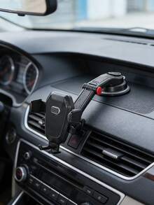 Universal High-Quality Dashboard Car Phone Holder - 360° Adjustable Rotatable Holder With Strong Suction Cup, Washable Sticky Pad, ABS Material, Driving And Navigation - Standard - View 7