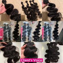 Straight Human Hair Bundles Human Hair For Women Brazilian Raw Hair Bundles 10A Top Quality 100% Human Hair Bundles Hair Extension 3 Days Delivery 12-32inch Long Thick Bundles - Natural Black - 查看 3