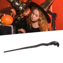 Costume Wand Resin Collectible Aminal Shape Fashionable Game Portable Cosplay Wand for Children - Negro - Ver 7