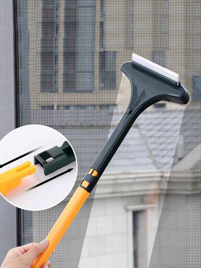 Multi-Functional Screen Cleaning Brush, Reusable Screen Cleaner Tool With Long Handle, No Disassembly Required For Home Use