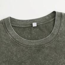 Women's Tops Letter Tee Graphic T-Shirts, Women Teens Oversized Graphic Tee Shirts Y2k Short Sleeve Floral Aesthetic Tshirt Top Summer Cute Preppy Clothes-For Women, Holiday, Vacation,Daily Casual Fashion And Versatility. - 橄欖綠 - 查看 4