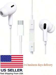 USB-C Type C Headphones Headset Earphones With Mic For Galaxy S25 / S21 / S22 / S23 / S24 / Ultra / Plus / Note 20 / Z Flip / Z Fold / A15 / A16 / - 白色 - 查看 6