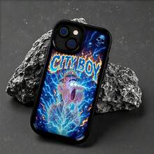 CITY BOY Muster Weiches Silikon TPU Material Stoßfeste Handyhülle für 17 16 15 14 13 12 11 & S25 S24 S23 S22 Schutzhülle - Weiss - Übersicht 9