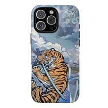 Vintage Tigers Phone, Cute Tiger Collage, Japanese Traditional Art Print Big  S21/S22/23/S24 Fe S24 Plus/S25UltraGalaxy S21/S22/23/S24 Fe S24 Plus/S25Ultra - #8 - 查看 12
