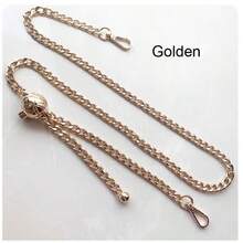 Adjustable Bag Chain Strap, Metal Long Shoulder Strap, Fashion Versatile Replacement Chain Accessory - Multicolor - View 9