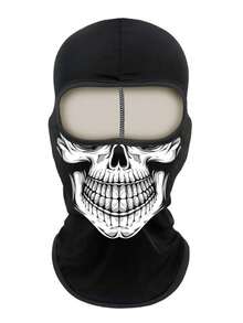 1 Stück/2 Stücke Unisex Sport Klettern elastische feuchtigkeitsableitende bedruckte Gesichtsmaske für Motorradfahren, geeignet für Outdoor, Lässig, Party, Cosplay - L - Übersicht 15