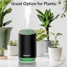 Difusor portátil de aromaterapia de 320 ml difusor recargable de aceite esencial con luz LED humidificador de niebla fría con 2 modos de niebla apagado automático uso inalámbrico para el-0002 - Negro688 - Ver 4