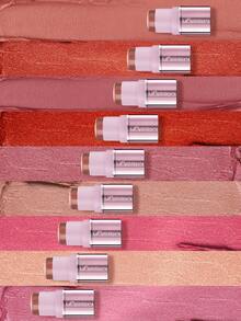 MISSLYN - 闪耀光芒！多用途乳霜彩妆棒，高显色度，易于晕染，轻盈妆感，适合浅至中等肤色，女士及女孩适用，冬季、Y2K风格、派对、生日、情人节、新年礼物的理想之选，多种流行色可选，纯素且不经动物实验。 - 單色腮紅棒04 - 查看 8