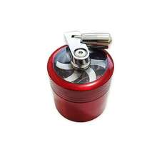 40mm Manual Portable Pocket Grinder, Mini Handheld Zinc Alloy 4-Layer Herb Grinder With Handle, Multiple Color Options - one-size - View 8
