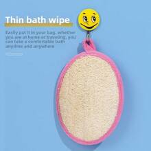 丝瓜络去角质浴巾，加厚带柄沐浴刷，泥磨砂球，现货供应 - 升級大號搓澡巾(11*15CM) - 查看 9