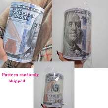 1pc 10cm-22cm USD/EUR Piggy Bank, Super Large Capacity Tin Sealed Coin Bank, One-Way Savings Coin Jar, Lira, Riyal, Toman, Pound Coin Bank, (One-Way, Can Open Two Styles), (Recommend Buying Large Size), Super Large Size (Random 10-100 USD/EUR Pattern) - Multicolor-15cm Large Piggy Bank - View 13