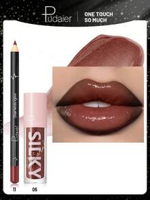 二合一唇部套装：滋养唇线笔和唇彩 | 持久不晕染，通用色号 | 情人节好礼 - 11+06 - 查看 1