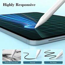 Apple Pencil 2025 M4 Stylus Pen Compatible With Pad Air 6 M2 Pro M3, Supports Anti-Mistouch And Tilt Function, 11/12.9/13, 7/8/9/10/11 Gen, Mini 5/6/7 - Multicolor - View 6