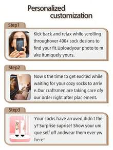 1 Pair Custom Face Socks, Custom Photo Sock, Custom Printed Socks, Personalized Funny Face Socks Doggy,Kitties,Cat Adorable,Contracted,Funny,Cozy Custom,Personalized,Unique,Customized Personalized Gifts For Men/Women Ideal Gifts For Him Boyfriend,Friends Bedroom,For Weddings,For Holiday,For Anniversaries,For Birthdays, Fall - Multicolor - View 6