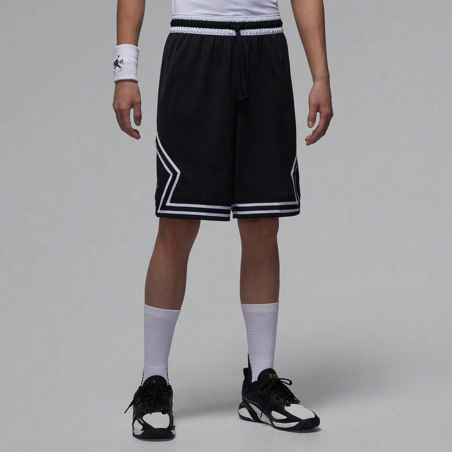 Jordan Men's AS DF SPT 9" DMND SHORT Athletic Knit Shorts IF5833-011 - Black - View 1