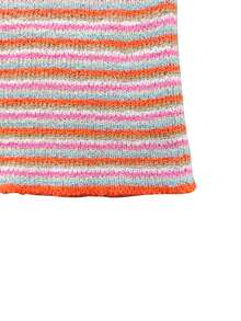 2pcs/Set Striped Dopamine Print Vacation Outfit, Camisole And Shorts, New Spring/Summer - Multicolor - View 9