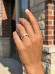 2pcs 925 Sterling Silver Geometric Rings, Vintage Elegant Jewelry Gift For Women, Suitable For Daily Wear And Party - Gold - View 9