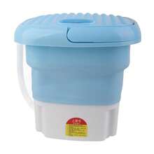 Lavadora plegable, tipo tambor pequeño, portátil, totalmente automática o semiautomática, lava ropa interior, calcetines y ropa de bebé, centrifuga y seca en uno - Tipo de Enchufe A USA (110-127V) - Ver 7