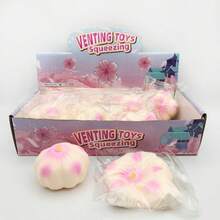 1个樱花软萌捏捏乐玩具 - 解压玩具 - 软萌玩具 - 指尖玩具 - 史迪奇玩具 - 旅行玩具 - 课堂指尖玩具 - 迷你洗澡玩具 - 圣诞文具减压球，生日礼物，完美礼物，赠品，玩具，游戏 - 彩色 - 查看 7