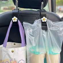 2pcs Hidden Car Seat Back Hooks, Multi-Functional Creative Small Hangers-QWDCA - White - 查看 8