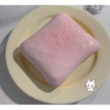 1个奶油吐司造型挤压玩具 - 解压玩具 - 挤压玩具 - 软萌玩具 - 捏捏乐玩具 - 指尖玩具 - 史迪奇玩具 - 旅行玩具 - 课堂指尖玩具 - 迷你洗澡玩具 - 圣诞文具减压球，生日礼物，完美礼物，赠品，玩具，游戏 - 彩色 - 查看 19