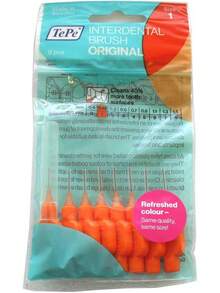 Tepe Interdental Brushes Orange 0.45mm 25 Pack - Orange - View 2