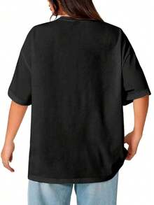 Tee-shirts pour femmes - Noir - Voir 2