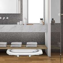 Foldable Bathtub With Seat Cushion, Portable Bathtub - Anthracite - View 5