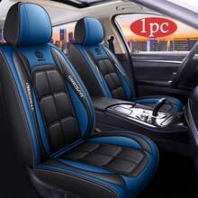 Universal PU Leather Car Seat Covers, Racing Seat Covers, Front Single/Set, Easy Installation & Cleaning, Breathable Soft Anti-Slip Protector Fit Most Vehicles (Driver & Passenger) - Multicolor - View 5