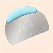 【不锈钢烘焙工具】1件装不锈钢面团刮刀、糕点切割器、面包分割板、烘焙工具、厨房小工具 - 彩色 - 查看 3