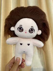 1个20厘米可爱毛绒棉质偶像娃娃，星空星座造型，女孩儿童礼物，可穿戴服装 - 彩色 - 查看 15