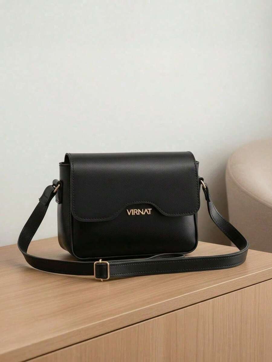 Small Women's Crossbody Bag, Basic, Casual, Modern, Blogger-Friendly, New Release For Carnival - 黑色 - 查看 1