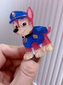 Paw Patrol Phụ kiện tóc hình gấu bông hoạt hình bằng acrylic cho bé gái, kiểu dáng dễ thương Châu Âu và Mỹ. Kẹp tóc hình chó. - Nhiều màu - Xem 3