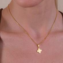 Clover Necklace With 18k Gold Plating - Nhiều màu - Xem 1