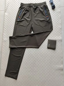 Men's Quick-Drying Stretch Pants - 819棕色 - 查看 1