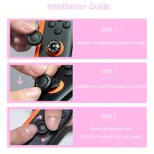 Joystick Replacement Caps - Black - View 2