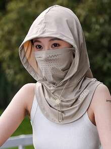 Bộ khẩu trang và mũ nhẹ, thoáng khí và chống tia UV này phù hợp cho cả nam và nữ, có thể dùng làm khẩu trang, mũ chống nắng hoặc mũ đi xe đạp. - Nhiều màu - Xem 2