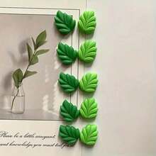 5/10pcs Set, St. Patrick's Day Four-Leaf Clover Fridge Magnets, Cartoon Leaf Refrigerator Stickers, Cute Decorative Magnets, Personalized Fridge Magnets, Suitable For Kitchen Or Office, St. Patrick's Day Gift - Multicolor - View 3