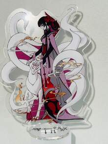 动漫《XXXHOLiC》新款亚克力立牌,15厘米 君寻/侑子,高清晰度可爱挂件,情人节动漫迷礼物 - 彩色 - 查看 13