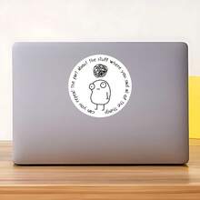 1PC ADHD Brain Sticker, Can You Repeat That Laptop Decal, Neurodivergent Vinyl, Mental Health Humor Gift, Waterproof Peel & Stick Water Bottle Sticker, Durable Focus Reminder Tumbler Decal - S1852 - View 9