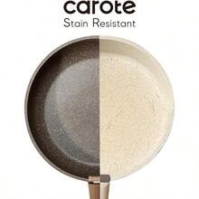 17PCS Pots And Pans Set Non Stick With Detachable Handle, Nonstick Cookware Sets, Cooking Kitchen Set, Oven/Dishwasher , Induction Cookware, Brown, RV Kitchen Pot And Pan - default - View 4