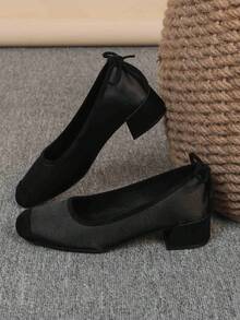 Black Silk (with a Bow at the Back)