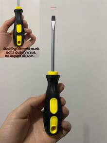 1 件装强力磁性螺丝刀 - 一字头冲击锤螺丝刀，符合人体工程学的防滑手柄，重型热处理钢制维修工具，适用于家居装修、DIY 项目、电子产品、家具组装、汽车和家电维修 - 彩色 - 查看 16